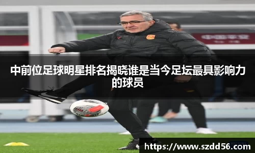 中前位足球明星排名揭晓谁是当今足坛最具影响力的球员