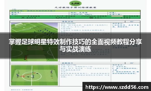 掌握足球明星特效制作技巧的全面视频教程分享与实战演练